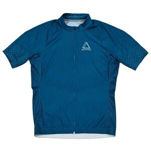 Neopro Cycling Jersey Full Zip Men's Medium Vented Back Pockets Stretch
